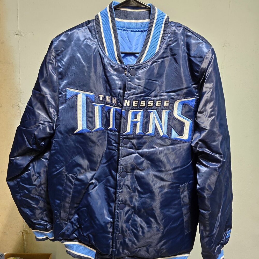 Tennessee Titans Reversible Starter Jacket Full Snap